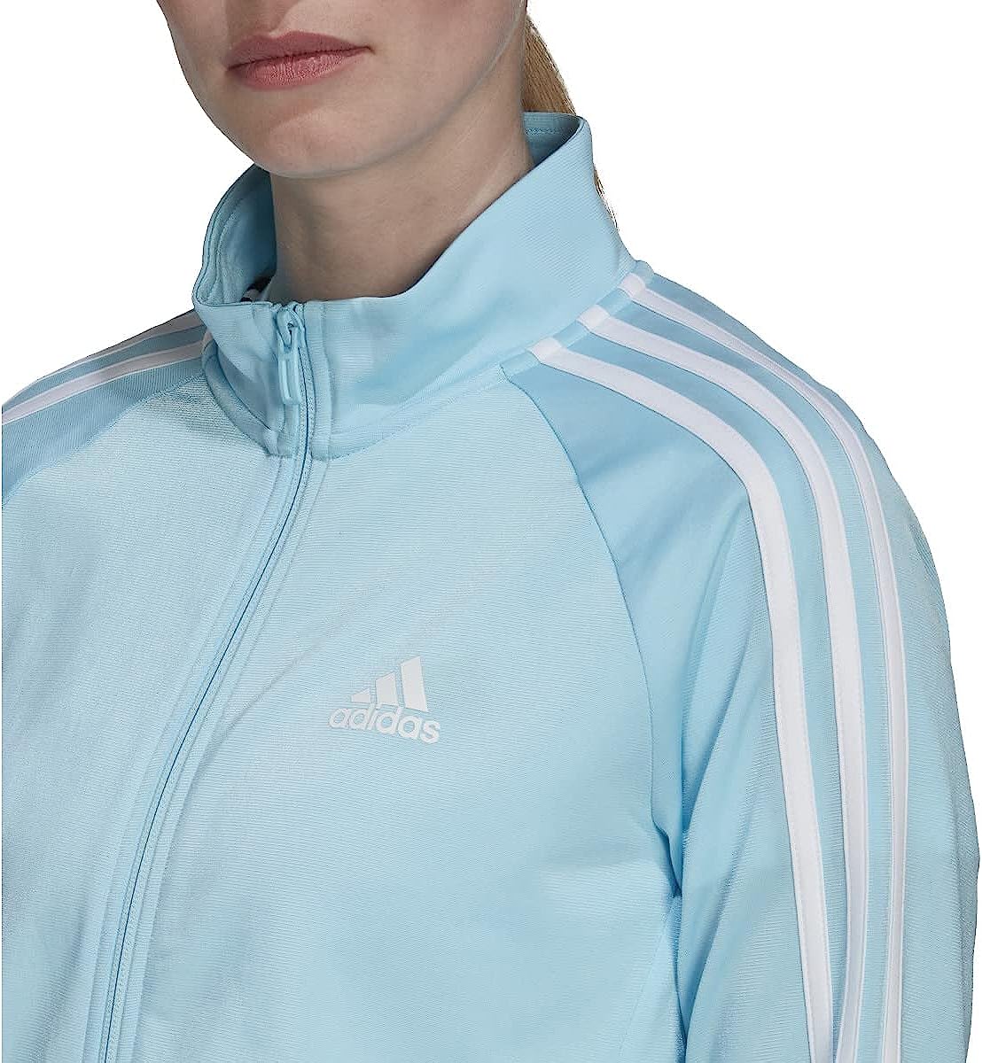 adidas Women's Essentials Warm-Up Slim 3-Stripes Track Top - Image 3